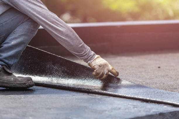 Professional Emergency Waterproofing technician working in Larsen, WI